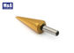 Flauta reta HSS da pata redonda cônica e bocado de broca do tubo para o furo de alargamento do tubo e da folha do metal